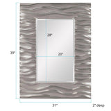 Zenith Mirror - Glossy Nickel