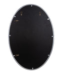 Laid Rope Silver Oval Mirror