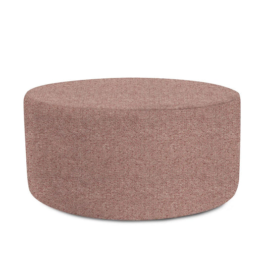 Universal Round Ottoman Cover Panama Rose