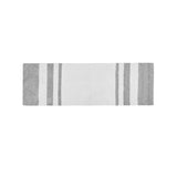 Reversible Cotton Bathroom Rug, Grey