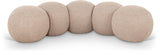 Apollo - Boucle Fabric Bench