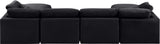 Indulge - Velvet 6 Piece Modular Double Chaise Sectional