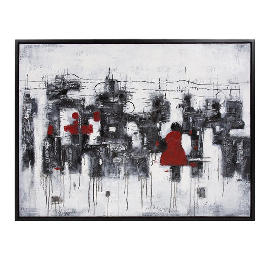 Women In The Red Dress Wall Art