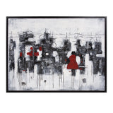 Women In The Red Dress Wall Art