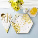 Sweet As Can Bee 62pc Tableware Set for 16 Guests
