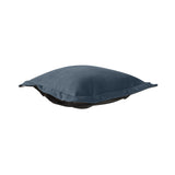 Puff Ottoman Cover Qivuit Blue