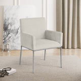 Reeves - Dining Chair With Silver Legs (Set of 2)