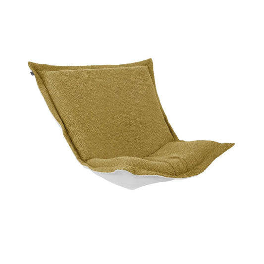Patio Scroll Puff Chair Cover & Cushion- Alicante Gold