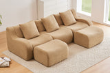 ROMA 115.3" 3-Seater Sofa with 2 Ottomans