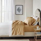 Pima Cotton Sateen 600 Thread Count Sheet Set, Gold