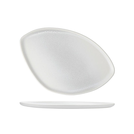 Iceland Thermal White Triangle Platter 13x9"