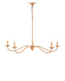 Saxon Small Tan Chandelier