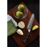 Elite 7 inch Santoku Knife - Black