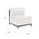 Axis Chair Avanti White Titanium Frame
