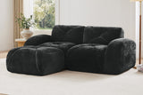 MYLO 80" Loveseat with 1 Ottoman