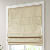 Wholesale Faux Silk Cordless Roman Shade, Taupe