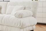 CLOUDIES 134" 3 Seater Sofa with 2 Ottomans