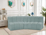 Arc - Faux Leather 3 Piece Modular Corner Sofa