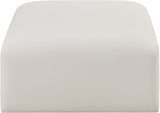 Arc - Faux Leather Ottoman