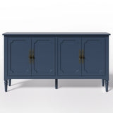 Console Cabinet, 59'' Mid Century Modern Pantry Cabinet