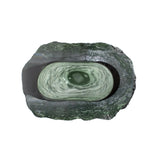 Emerald Crystalized Glass Vase- Large