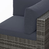 7-Piece Modular Outdoor Sectional Wicker Patio Furniture Set
