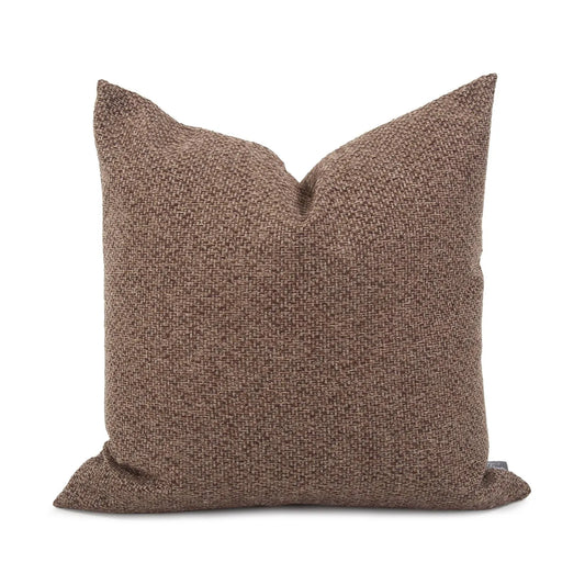 24 x 24 Pillow Panama Chocolate - Down Alternative Insert