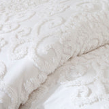 Tufted Medallions Comforter/Duvet Cover Set Decor Pillo
