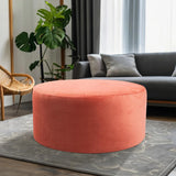 Universal Round Ottoman Cover- Pana Terra
