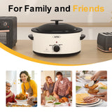 Royalcraft 8-Quart Slow Cooker with Self-Basting Lid
