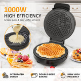 Heart Waffle Maker, 5 Heart Shaped Waffle Iron
