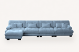 CLOUDIES 173" 4 Seater Sofa with 1 Ottoman