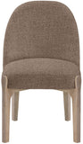 Torino - Upholstered Dining Chair With Brushed Natural Base (Set of 2)