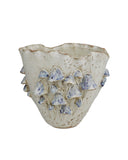 Black Forest Mushrooms Medium Ivory Vase