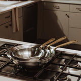 MADE IN Stainless Clad Frying Pan Set