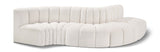 Arc - Boucle Fabric 5 Piece Modular Sofa