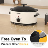 Royalcraft 8-Quart Slow Cooker with Self-Basting Lid