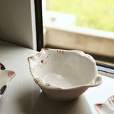 Cute Ceramic Cat Bowl Fruit & Salad Plate