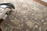 Conesus 1195 Hand Tufted Ivory & Taupe Wool Rug