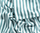 Green Striped Tablecloth