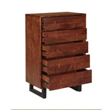 Aspen 34" Tall Chest in Walnut