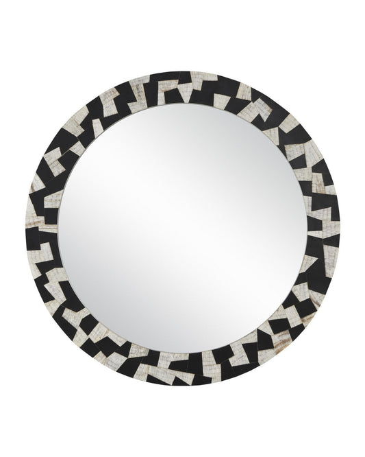 Bindu Round Mirror