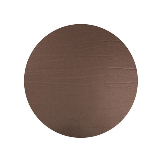 Strata Leather Bronze Placemat - Round 13"- Set of 4