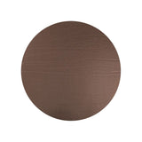 Strata Leather Bronze Placemat - Round 13"- Set of 4
