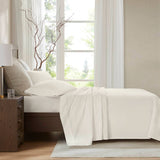 Premium Egyptian Cotton Sateen Sheet Set, Off-White