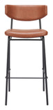 Charon Barstool (Set of 2) Vintage Brown