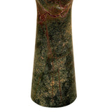 Breton 18" Side Table in Green Bidasar Marble