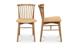 Marley Dining Chair Oak-Set of Two