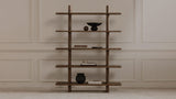 Casey Large Bookcase Dark Brown