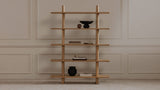 Casey Large Bookcase Rustic Oak